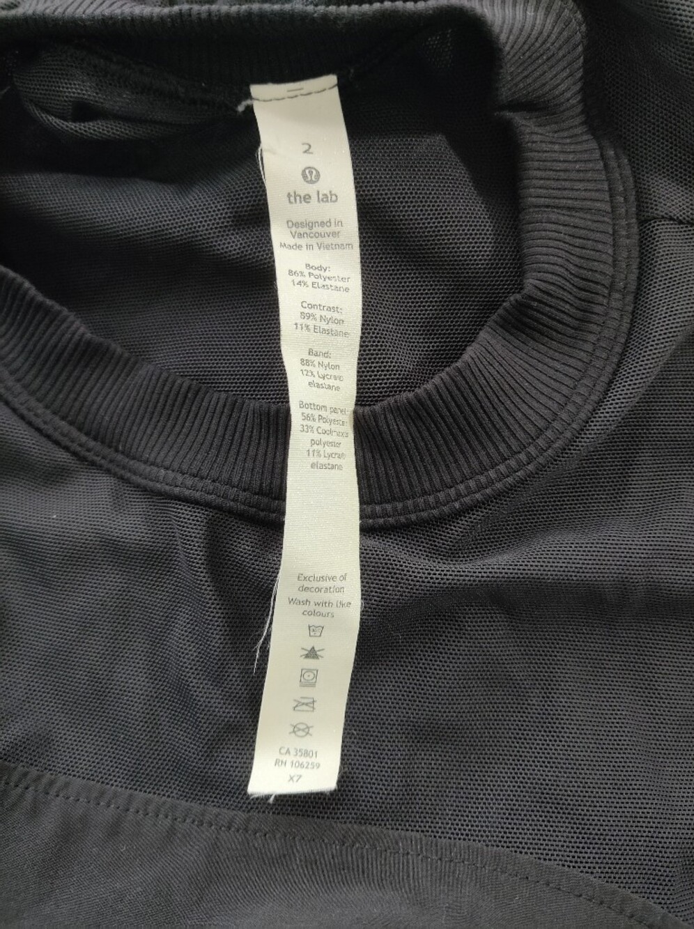 Lululemon The Lab Mesh Racerback Runsie Romper Black 2 - Picture 10 of 11